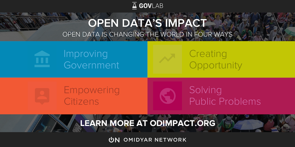 New #ODimpact Release: How is Open Data Creating Economic Opportunities and Solving Public Problems?